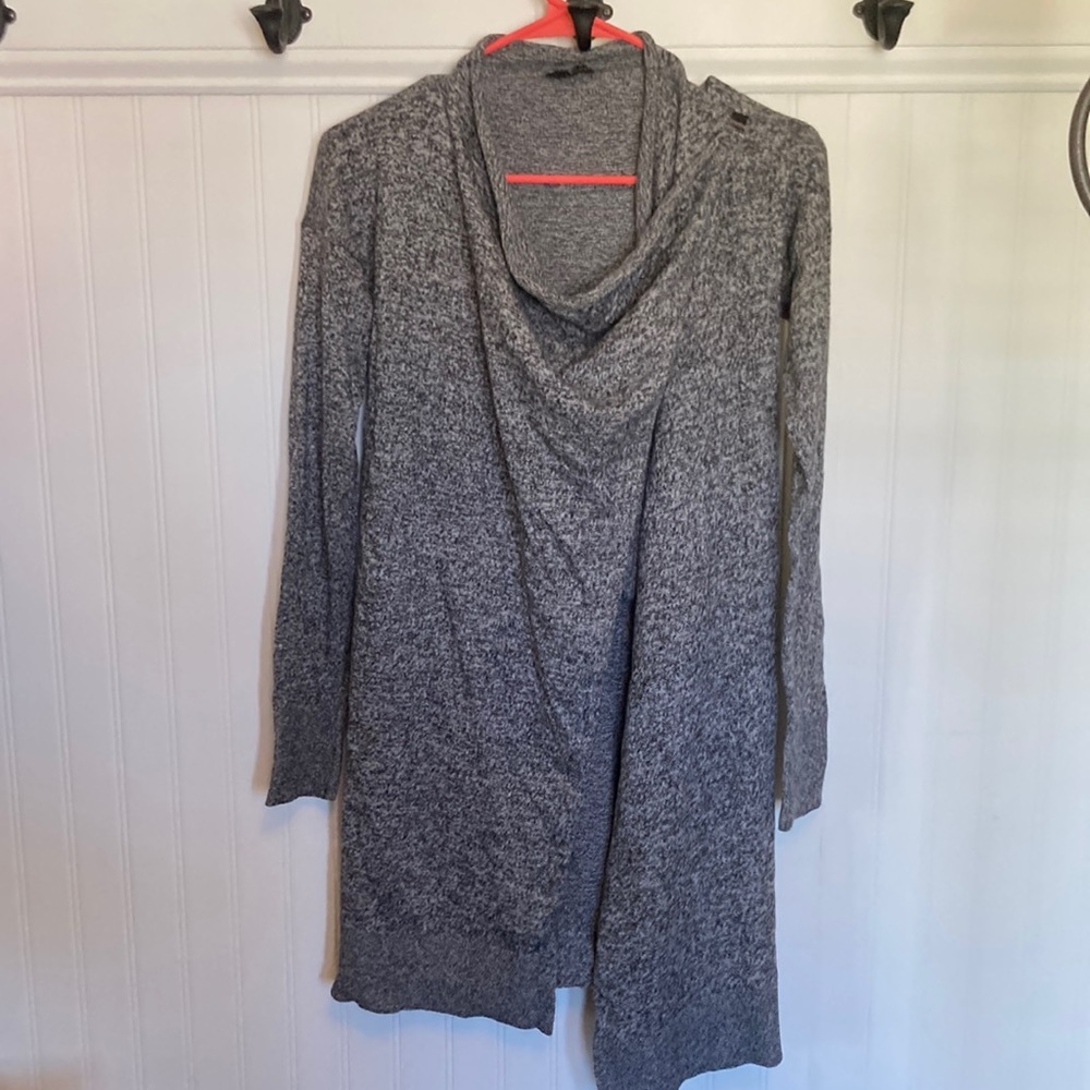Express cowl neck open front cardigan sz S EUC